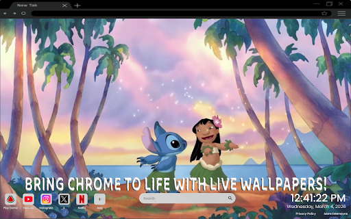 Lilo & Stitch Live Wallpaper screenshot