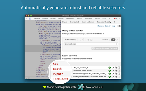 Ranorex Selocity screenshot
