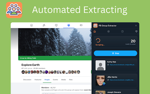 Group Extractor screenshot
