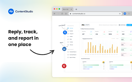 ContentStudio - AI Social Media Management Tool screenshot