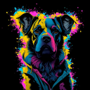 Dog Digital Art Live Wallpaper icon