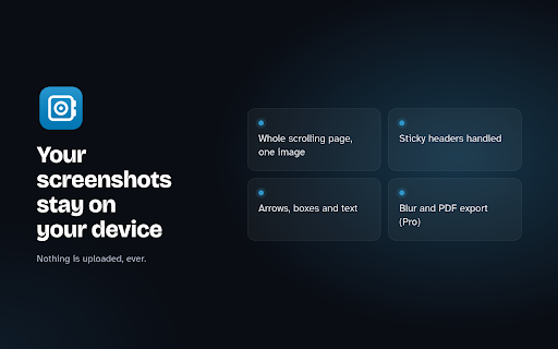 Full Page Screenshot & Annotate | SnapFit screenshot