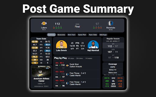 NBA Scoreboard screenshot