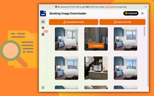 Booking Image Downloader screenshot
