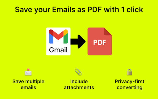 Save Emails from Gmail as PDF screenshot