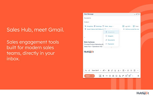 HubSpot Sales screenshot