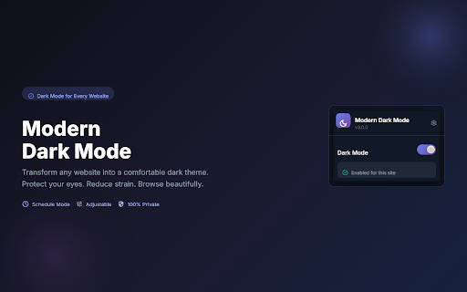 Modern Dark Mode screenshot