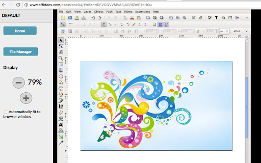 Inkscape editor for draws and graphics screenshot