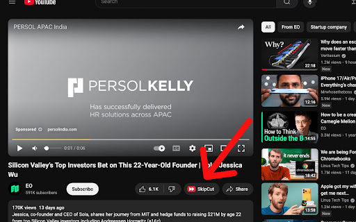 SkipCut - YouTube Ad Blocker screenshot