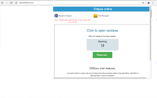 Eclipse IDE online screenshot