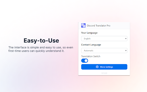 Discord Translator Pro - Immersive Bilingual Chat Translation screenshot