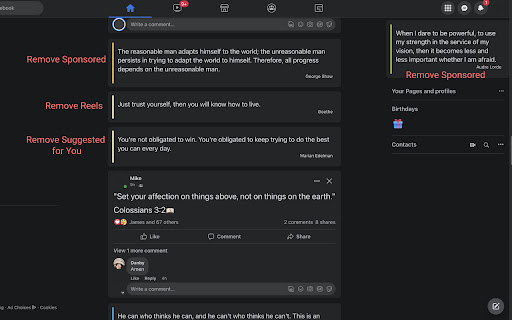 ESUIT | AD Blocker for Facebook™ screenshot