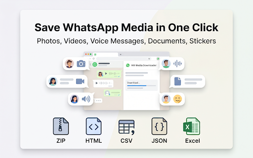 WA Media Downloader & Exporter screenshot