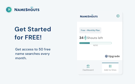 NameShouts - Name Pronunciation tool screenshot