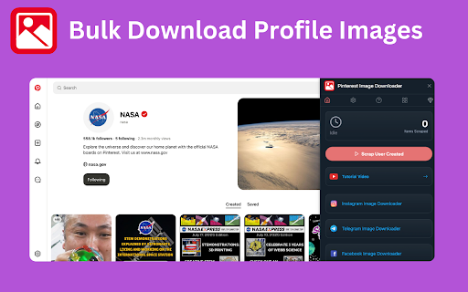 Pinterest Images Downloader screenshot