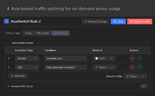 Proxyverse screenshot
