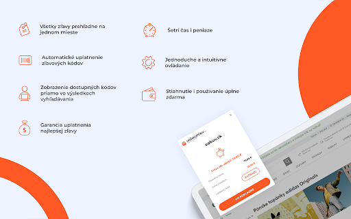 Rozšírenie KUPLIO - vyhľadávač zliav screenshot